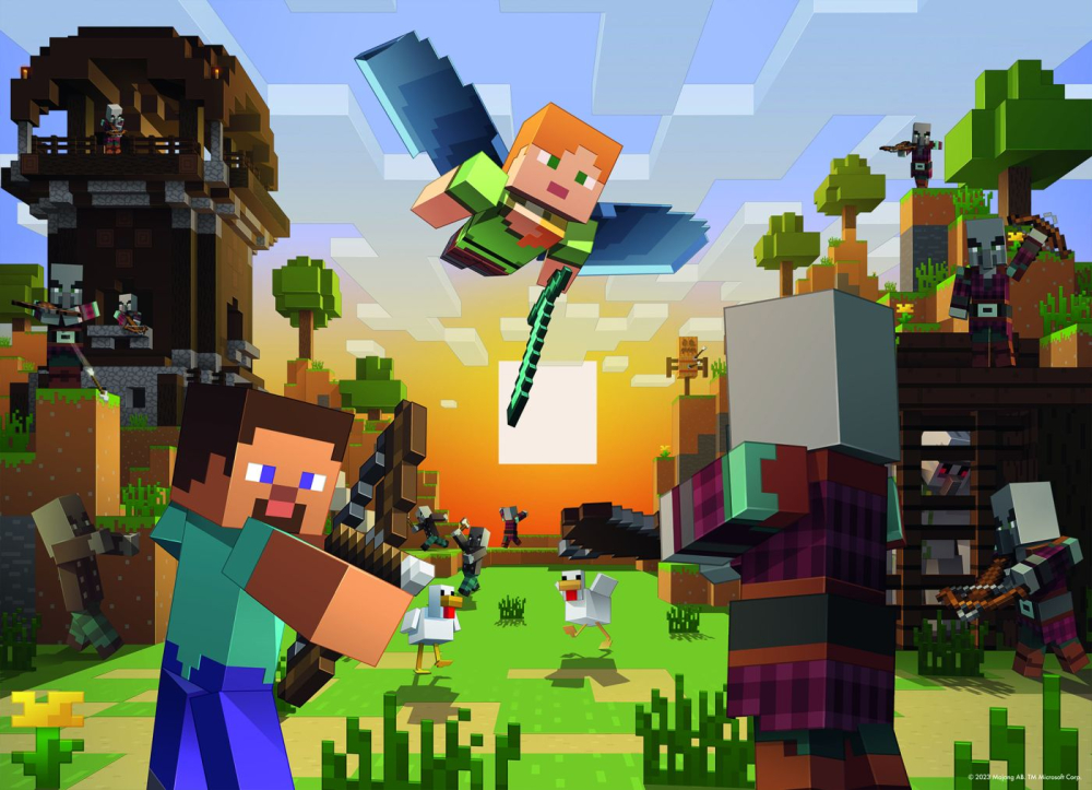 PUZZLE MINECRAFT 4IN1 [4]