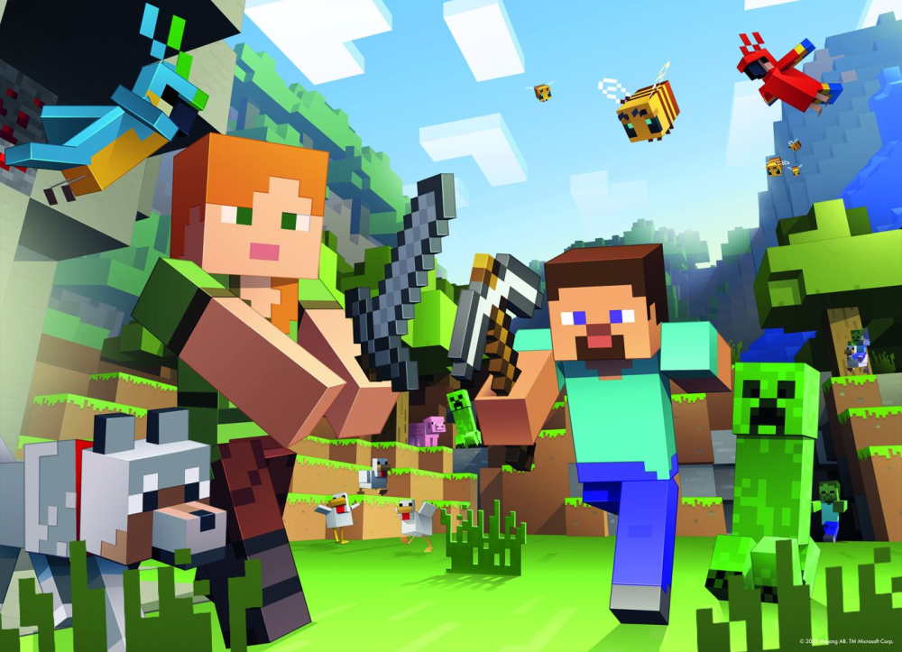 PUZZLE MINECRAFT 4IN1 [3]