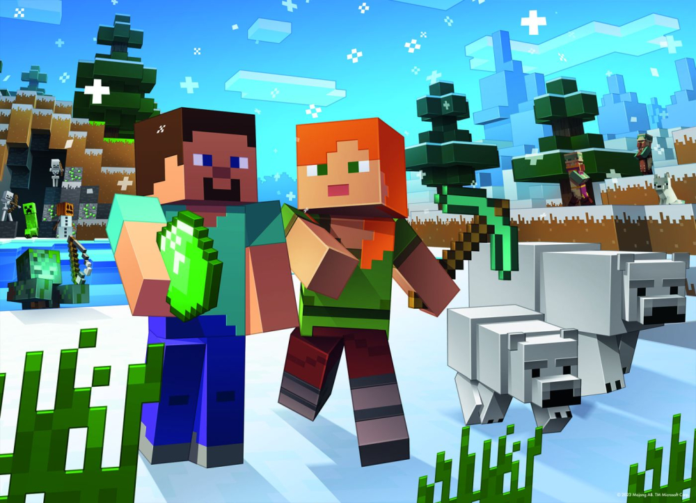 PUZZLE MINECRAFT 4IN1 [5]