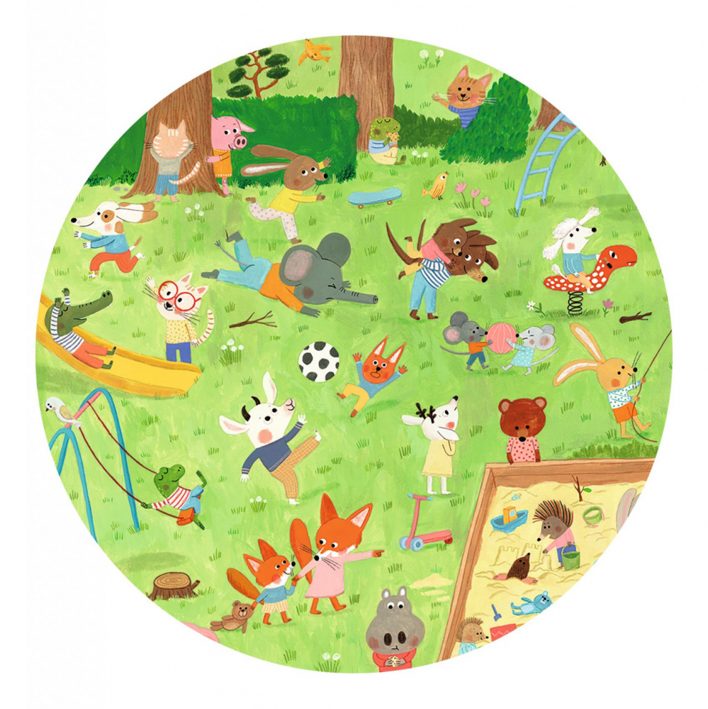 Puzzle pentru copii Gradina micilor prieteni cu 35 piese,+4 ani [2]
