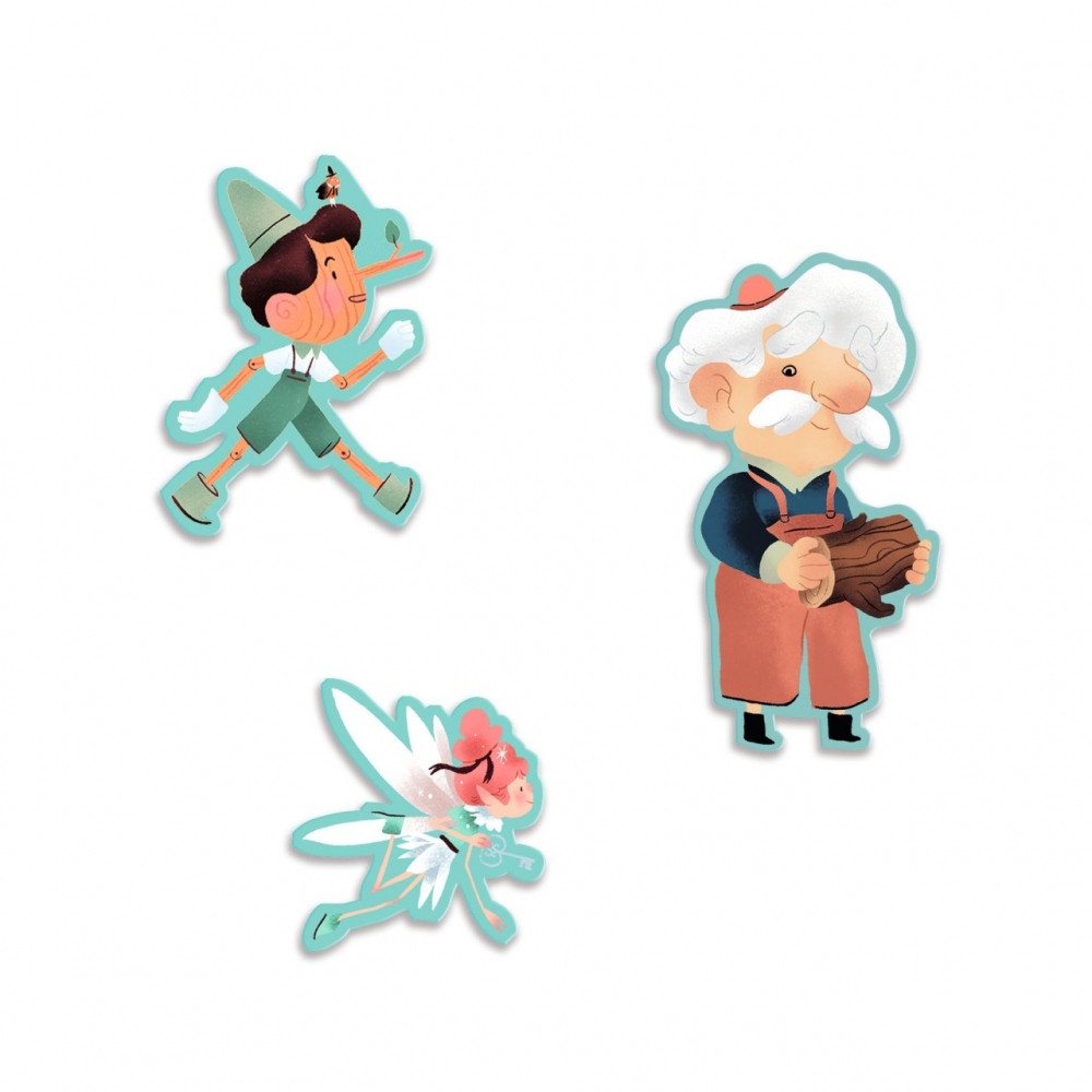 Puzzle poveste Pinocchio, Djeco [2]