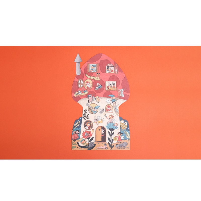Set Puzzle reversibil Vise dulci cu saculet inclus, 3-6 ani [5]