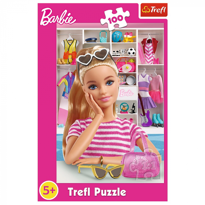 Puzzle Să o Cunoaștem pe Barbie, 100 piese, +5 ani [3]