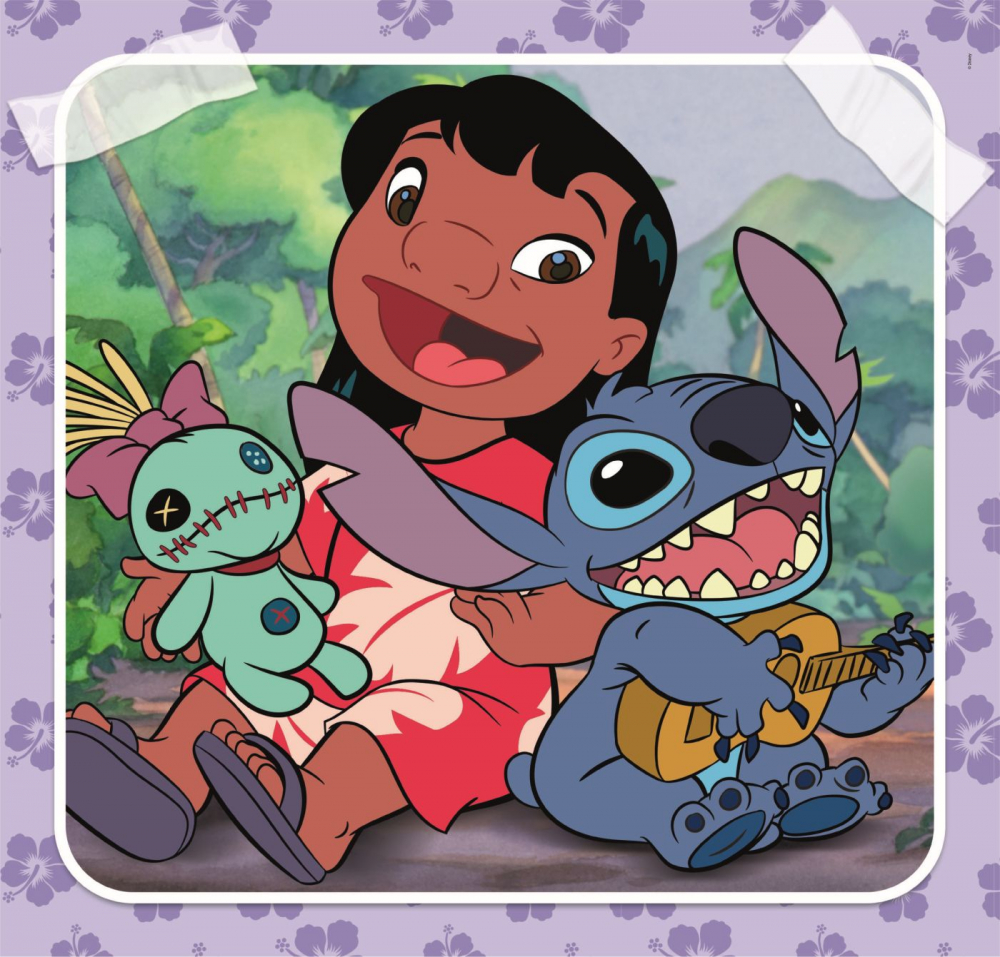 PUZZLE SUPER COLOR DISNEY 3X48 STITCH CLEMENTONI [5]