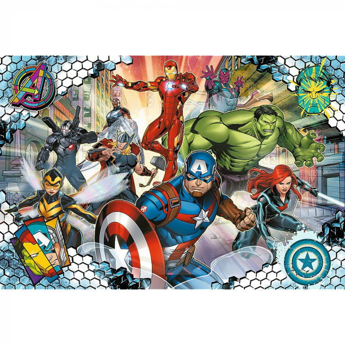 Puzzle Trefl 100 Avengers Răzbunătorii Faimoși [2]