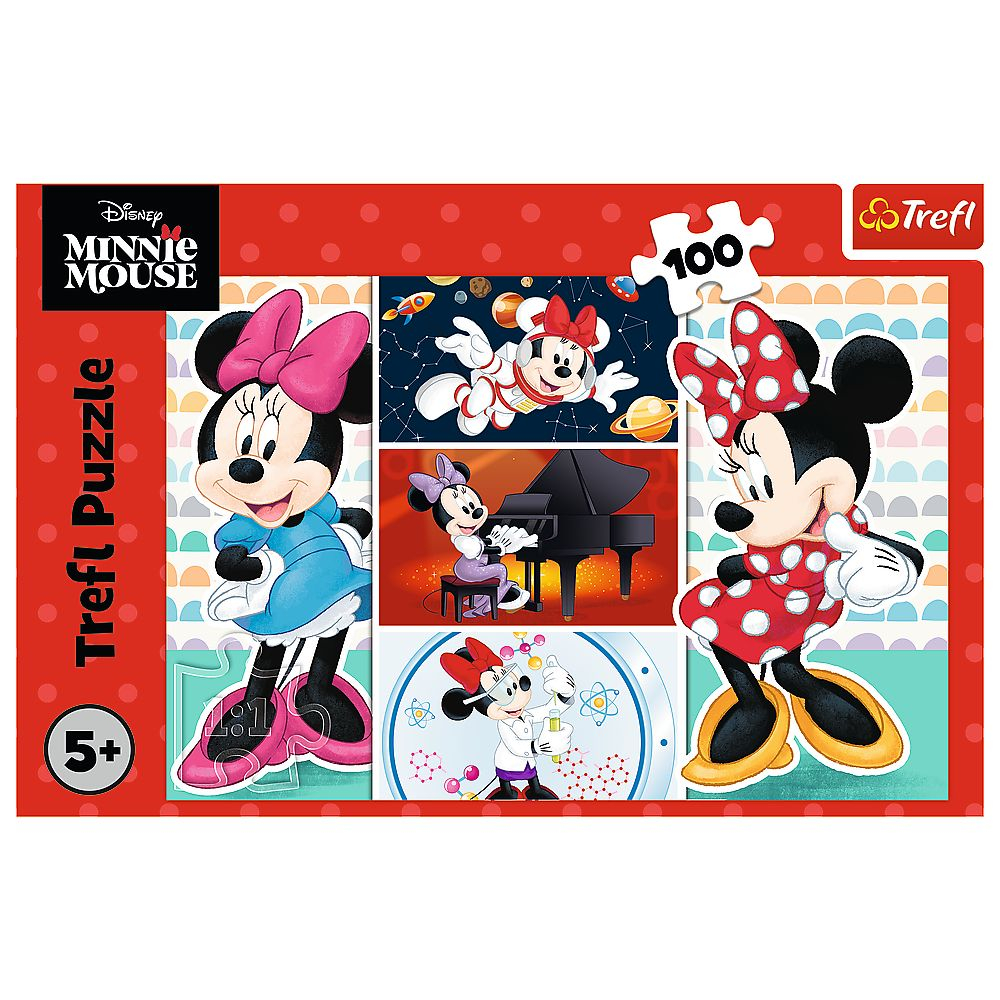 PUZZLE TREFL 100 DISNEY MINNIE MOUSE AMUZANTA [3]