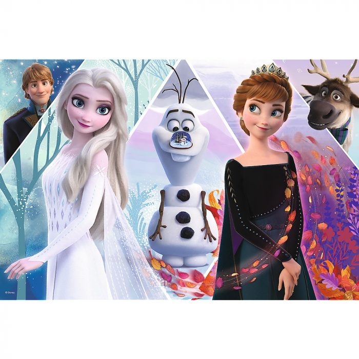 Puzzle Trefl 100 Frozen, Țaramul Încântător  [2]