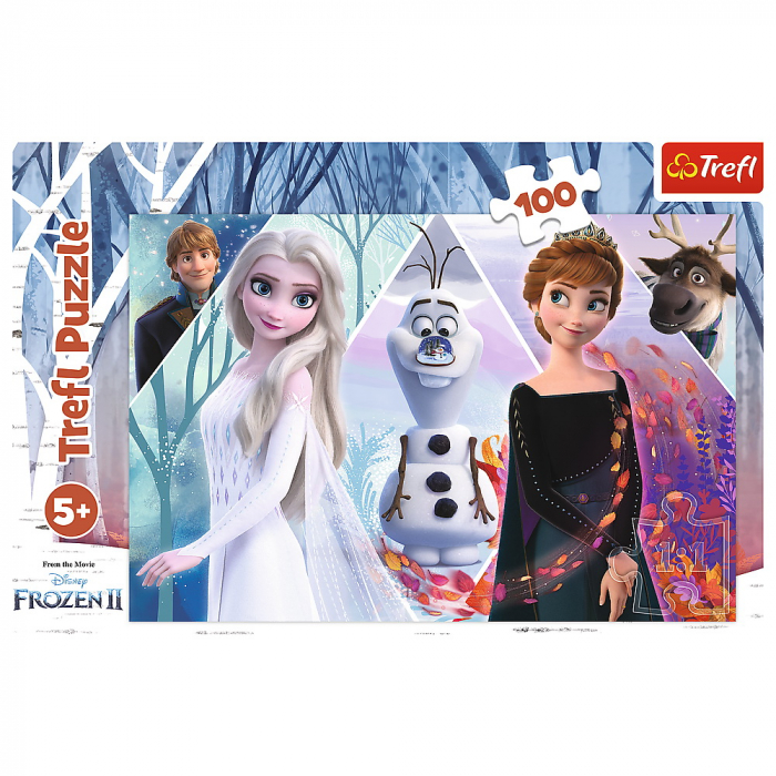 Puzzle Trefl 100 Frozen, Țaramul Încântător  [3]