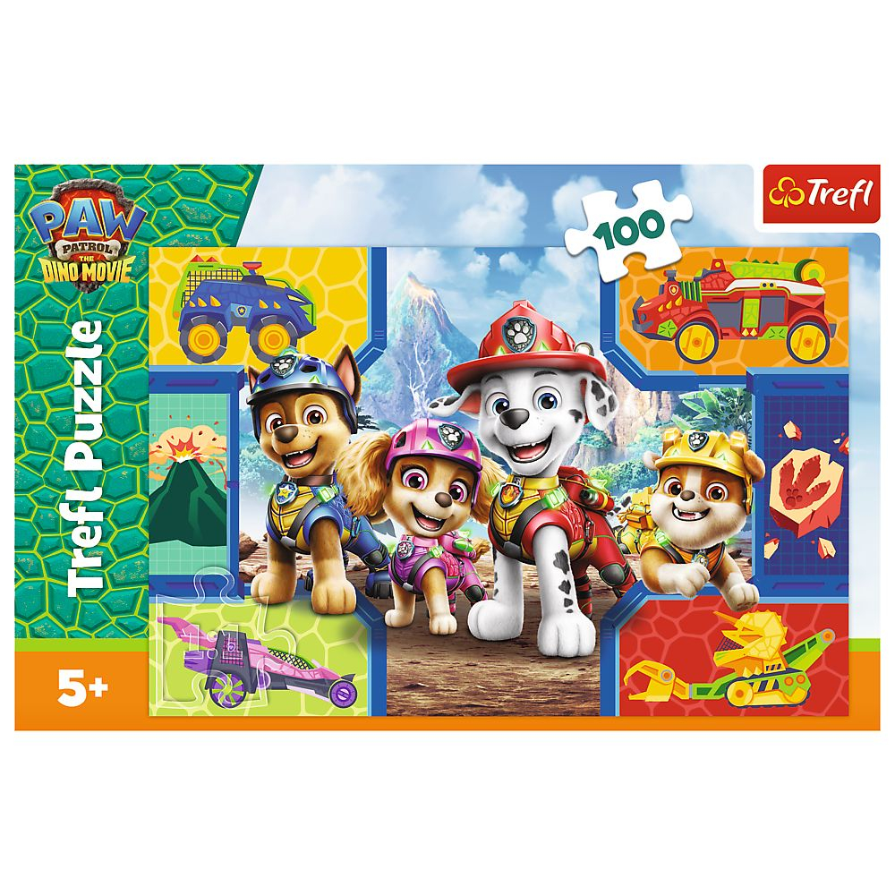 PUZZLE TREFL 100 PATRULA CATELUSILOR CATEI SI DINOZAURI [3]