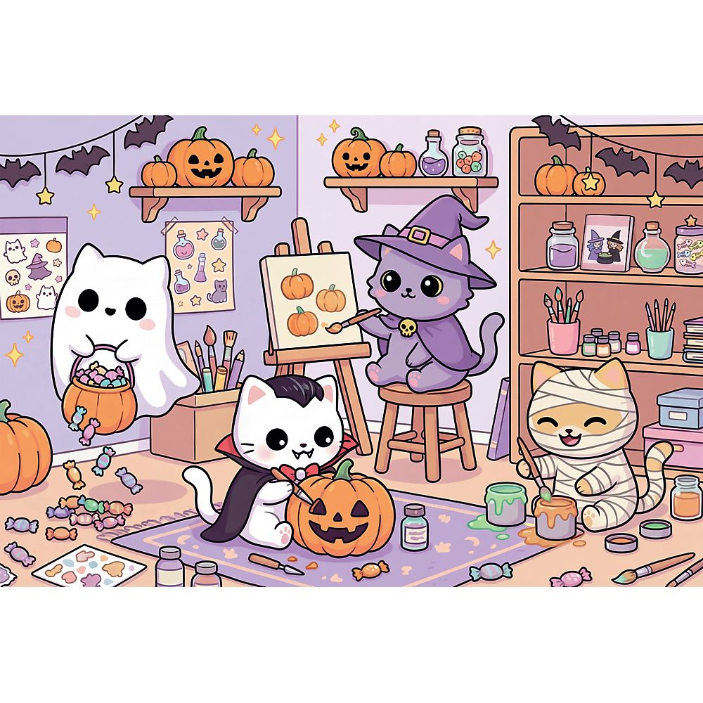 PUZZLE TREFL 100 POVESTI INFRICOSATOARE MICUL ATELIER DE MAGIE [2]