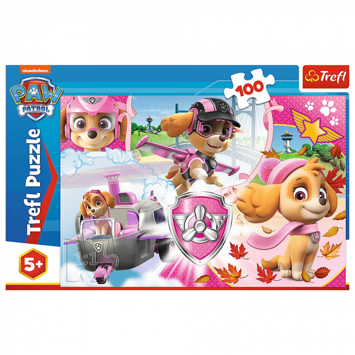 Puzzle Trefl 100 Skye în Acțiune  [3]