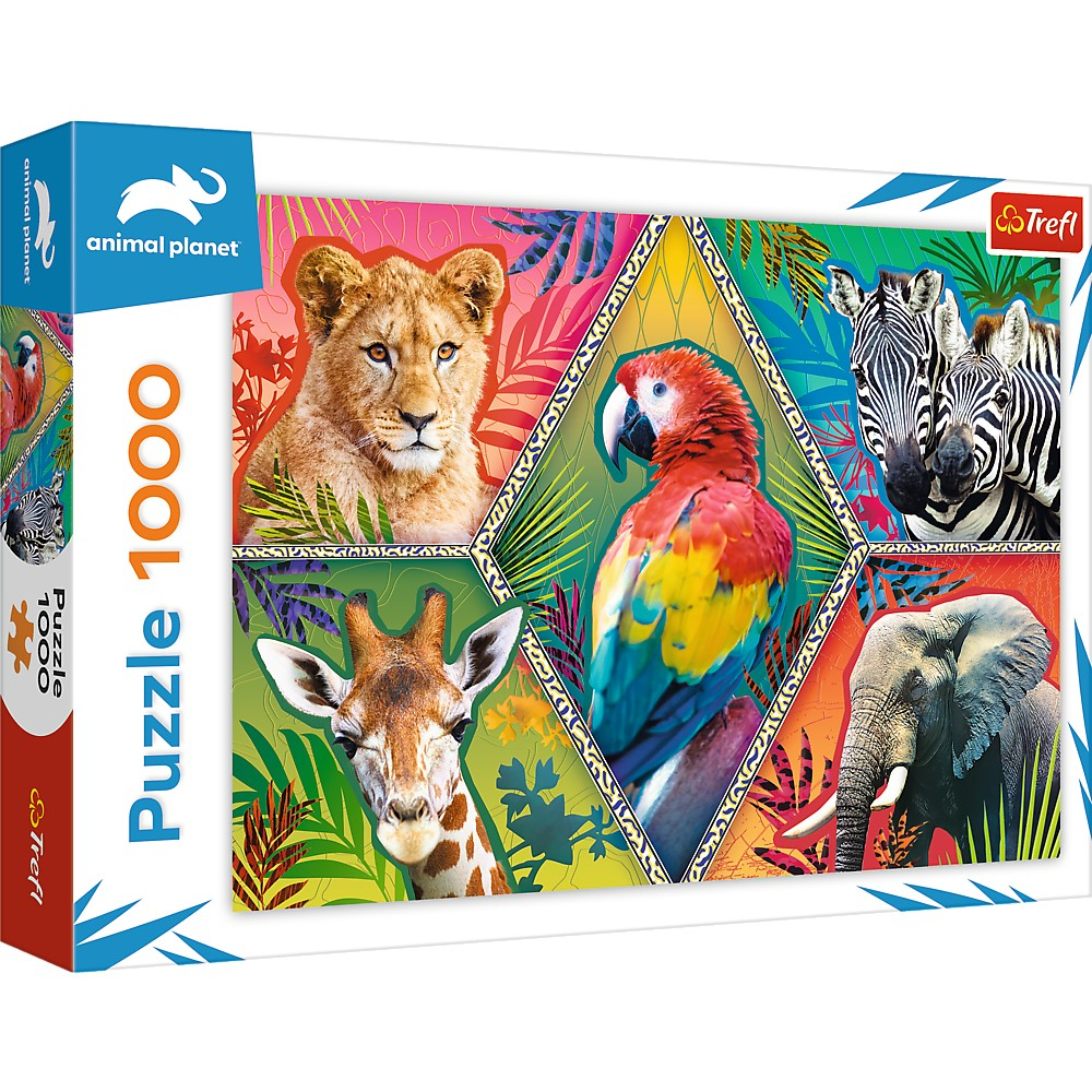 Puzzle Trefl 1000 - Animale Exotice [1]