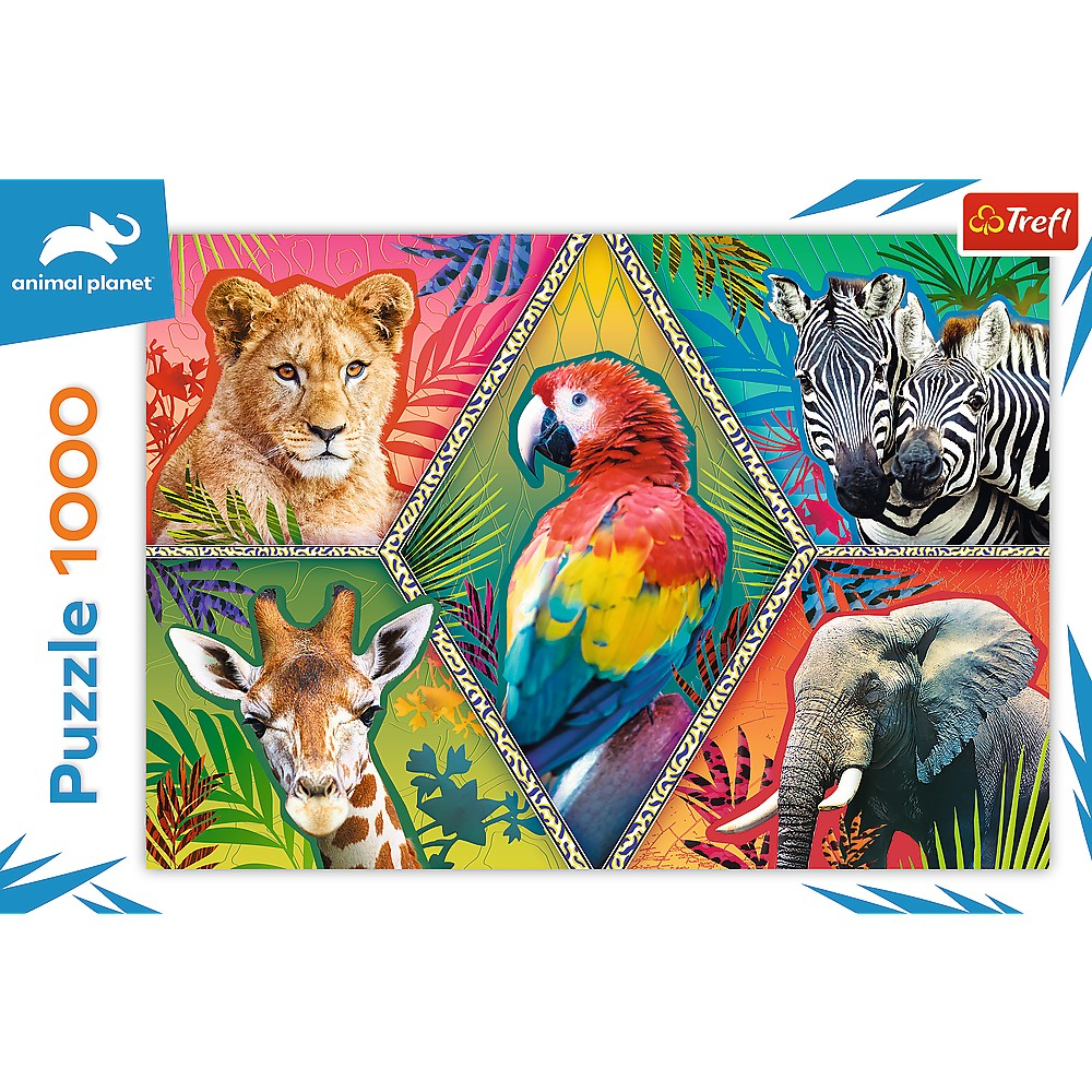 Puzzle Trefl 1000 - Animale Exotice [3]