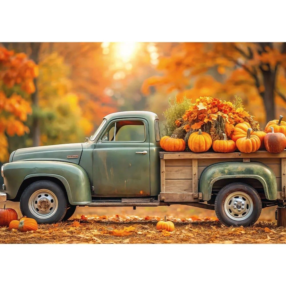 PUZZLE TREFL 1000 COLECTIA SUA CAMION DE TOAMNA POSTER INCLUS [2]