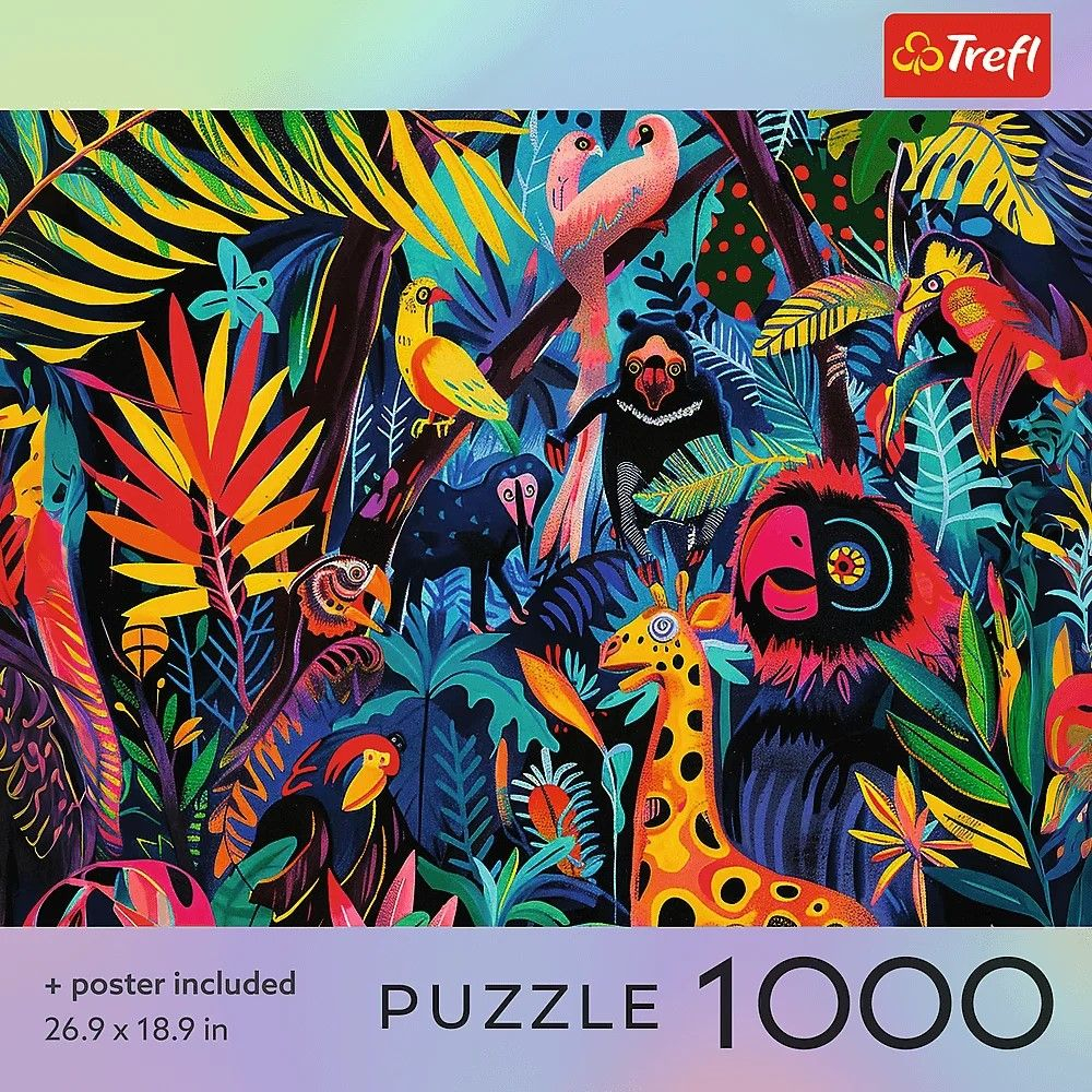 PUZZLE TREFL 1000 COLECTIA SUA IN JUNGLA POSTER INCLUS [3]