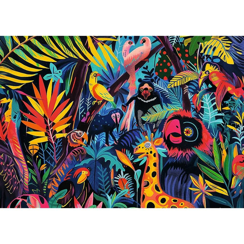PUZZLE TREFL 1000 COLECTIA SUA IN JUNGLA POSTER INCLUS [2]