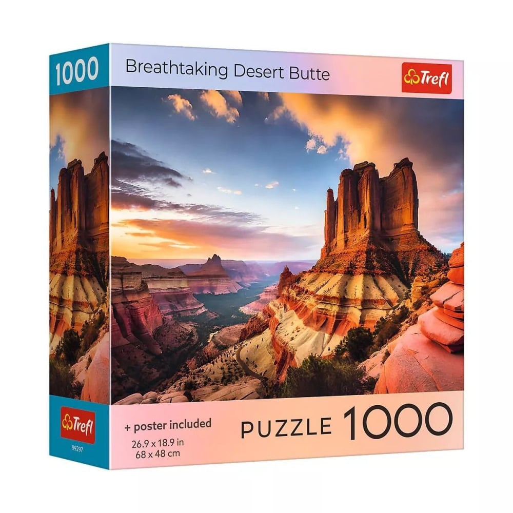 PUZZLE TREFL 1000 COLECTIA SUA PARCUL NATIONAL ZION POSTER INCLUS [1]