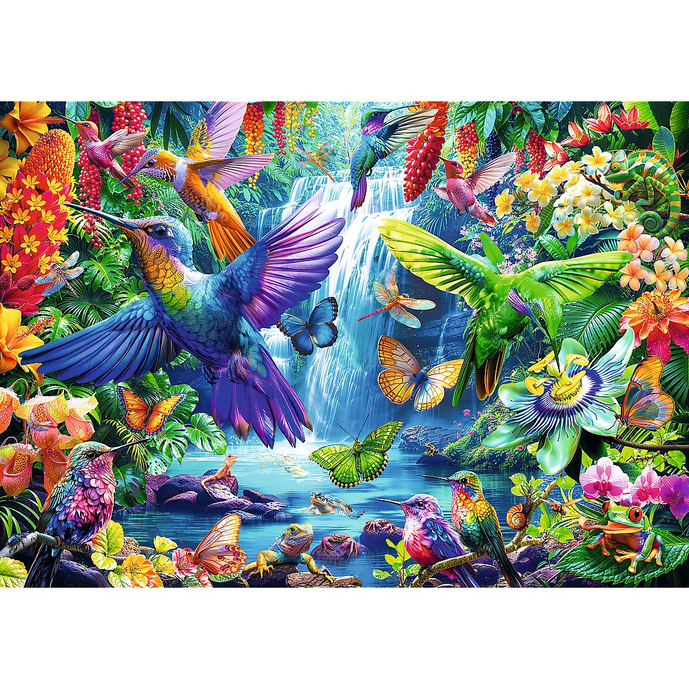 PUZZLE TREFL 1000 COLIBRI TROPICALI [2]