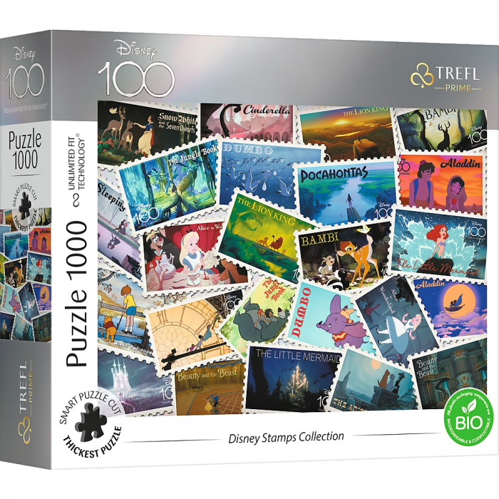 Puzzle Trefl 1000 Disney 100 Timbrele Disney  [1]
