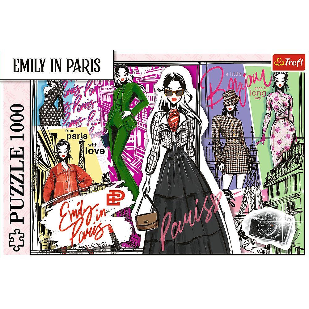 PUZZLE TREFL 1000 EMILY LA PARIS INSPIRATIE IN MODA [3]