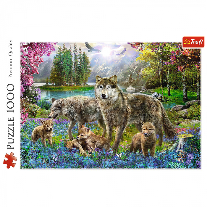 Puzzle Familie Lupi, 1000 piese [2]