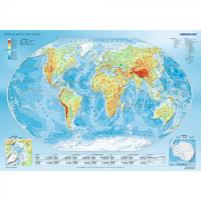 Puzzle Trefl 1000 Harta Fizică a Lumii  [2]