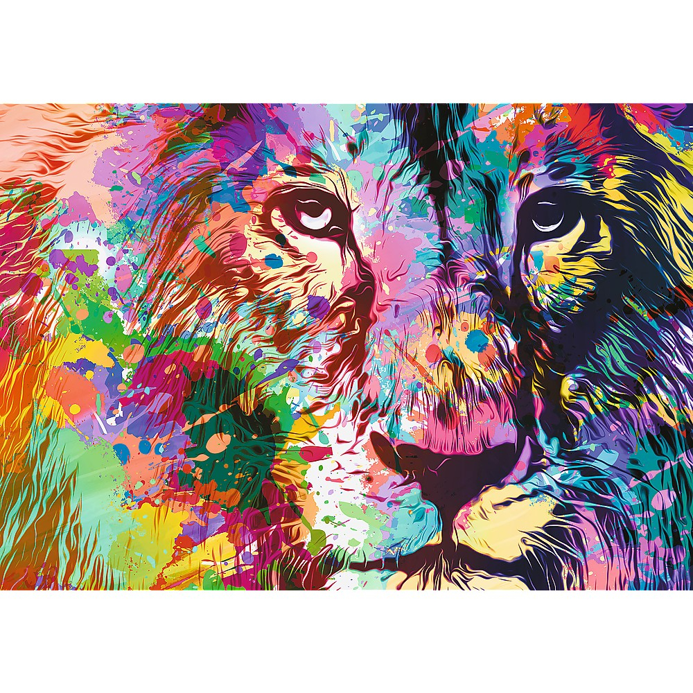 Puzzle Trefl 1000 Leul Colorat [2]