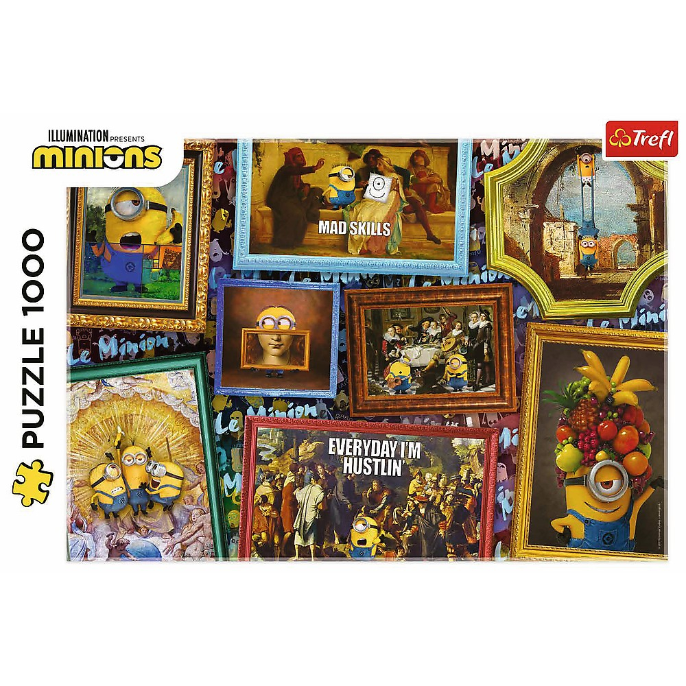Puzzle Trefl 1000 - Minionii [3]