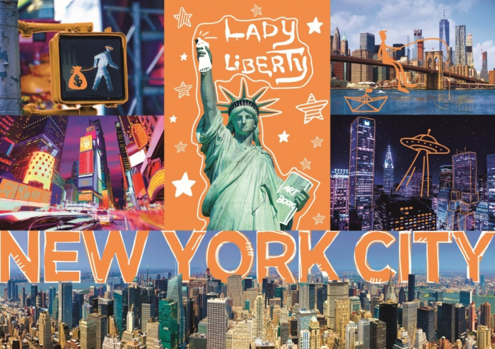 Puzzle Trefl 1000 New York Neon  [2]