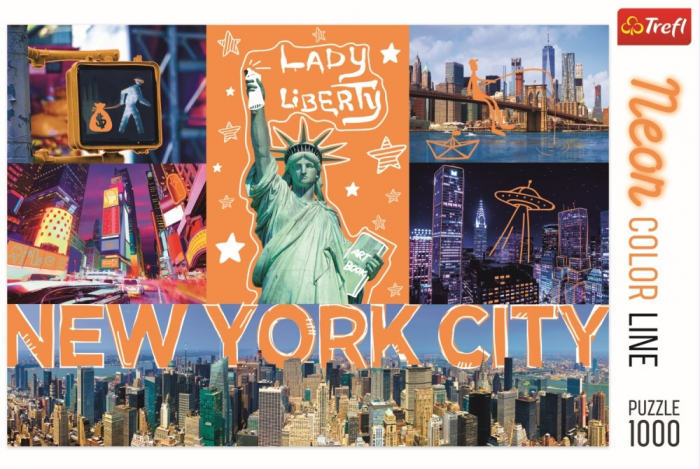 Puzzle Trefl 1000 New York Neon  [3]