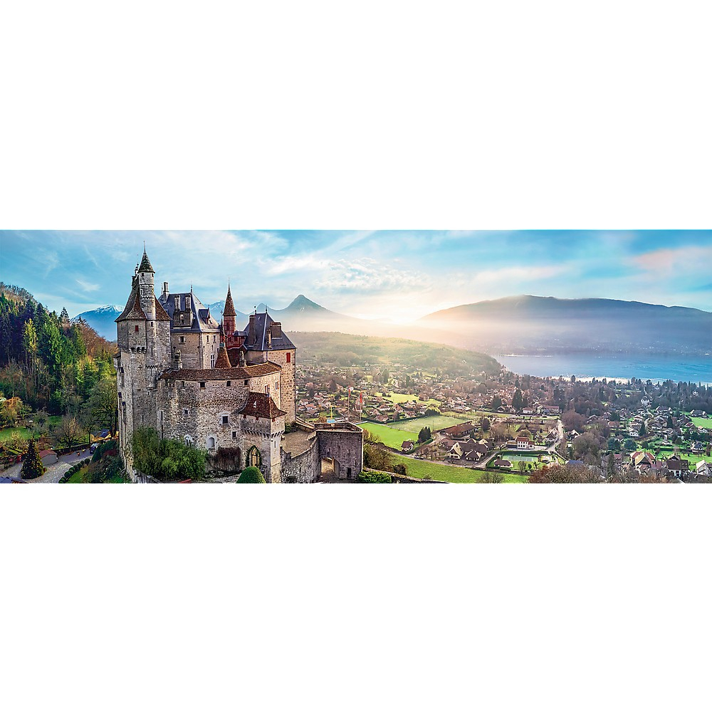 Puzzle Trefl 1000, Panorama Castelul Menthon [2]