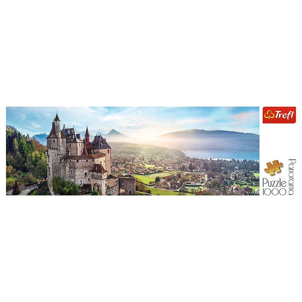 Puzzle Trefl 1000, Panorama Castelul Menthon [3]