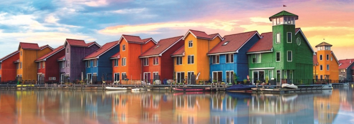 Puzzle Trefl 1000 Panorama Groningen  [2]