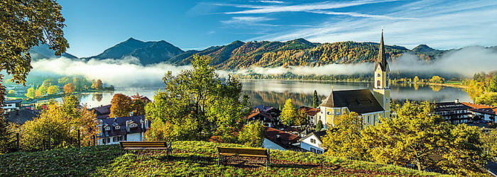 Puzzle Trefl 1000 Panorama Lac  [2]