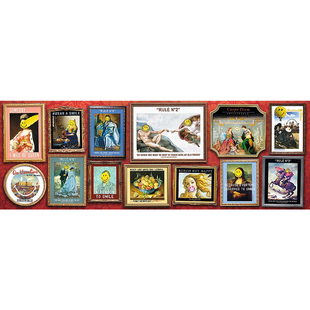 Puzzle Trefl 1000 - Panorama: Lumea Smiley [2]
