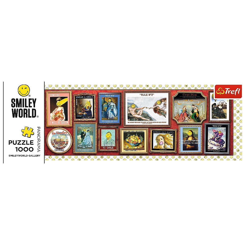 Puzzle Trefl 1000 - Panorama: Lumea Smiley [3]