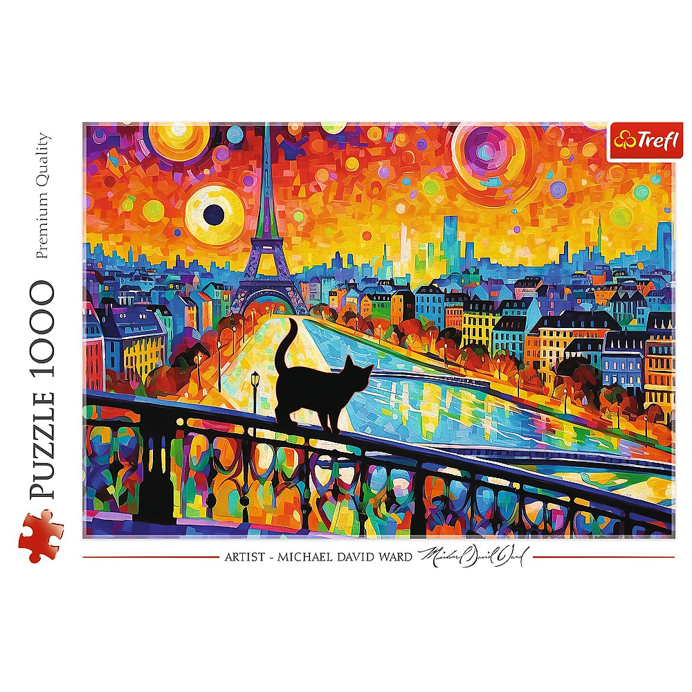 Puzzle Trefl 1000 Pisica Din Paris [3]