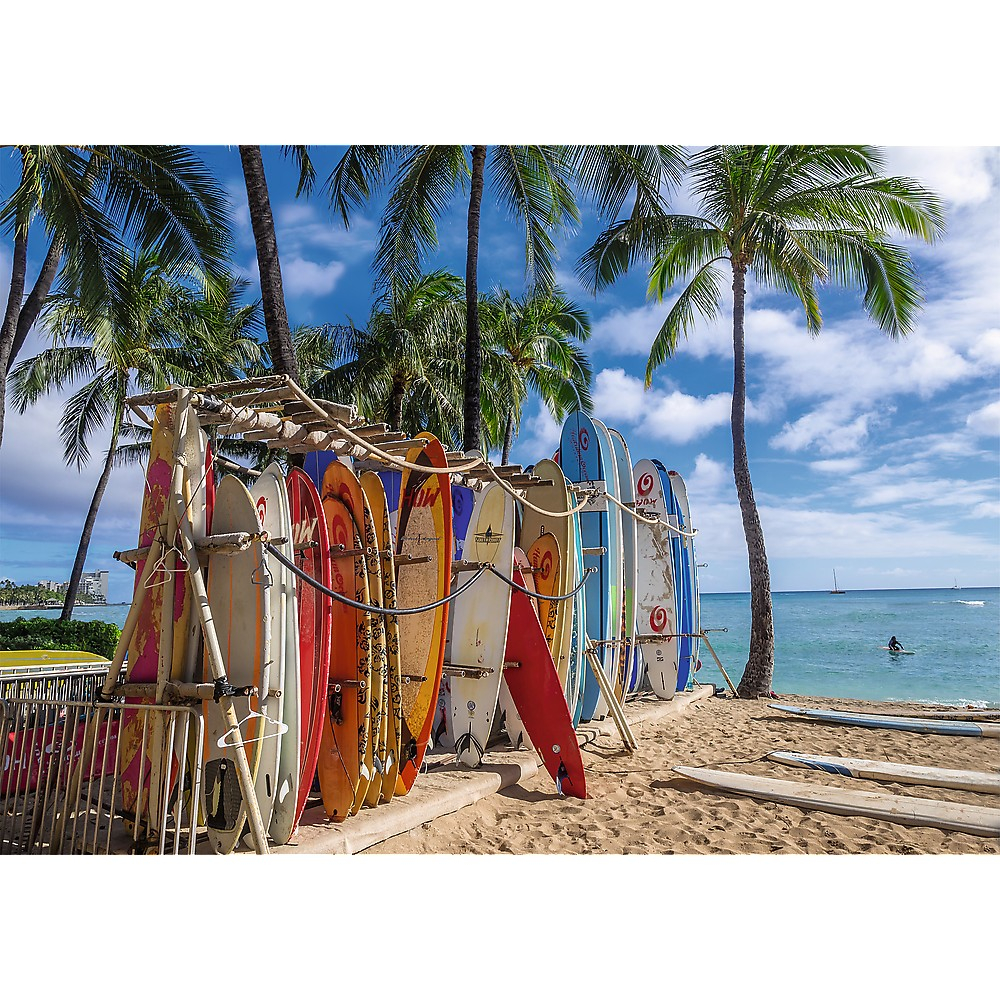 Puzzle Trefl 1000 - Plaja Waikiki [2]