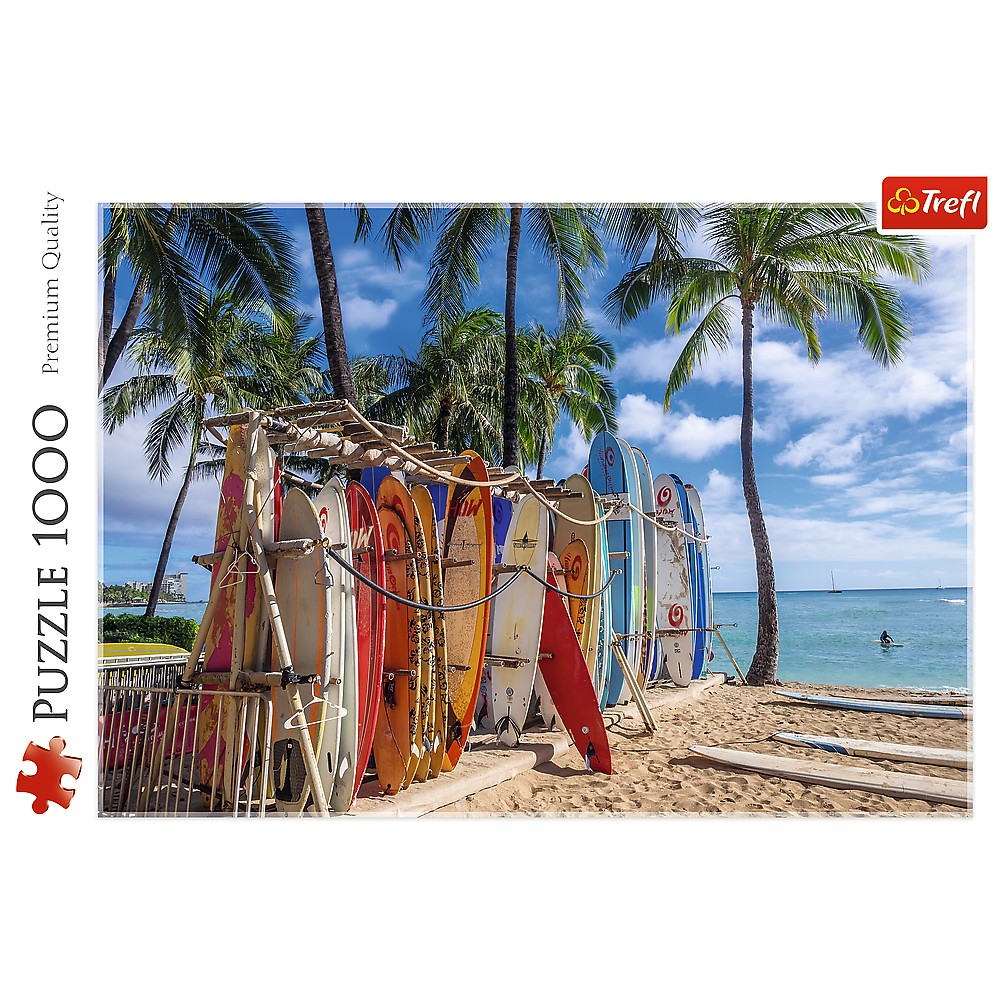 Puzzle Trefl 1000 - Plaja Waikiki [3]
