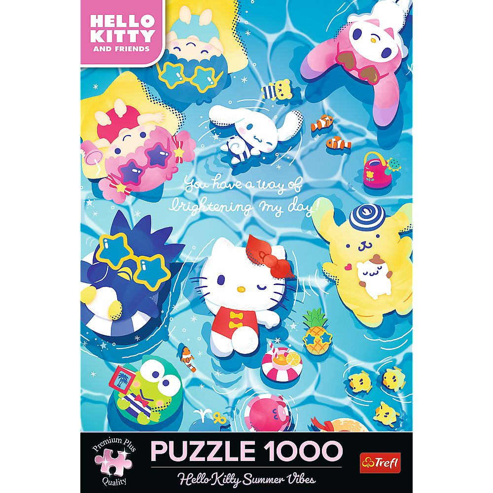 PUZZLE TREFL 1000 PREMIUM PLUS HELLO KITTY RELAXARE DE VARA [3]
