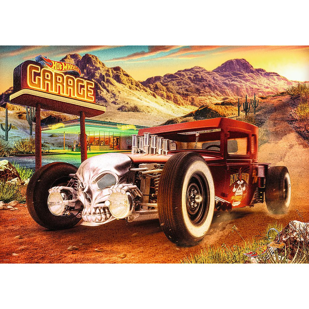 PUZZLE TREFL 1000 PREMIUM PLUS HOT WHEELS BONE SHAKER [2]