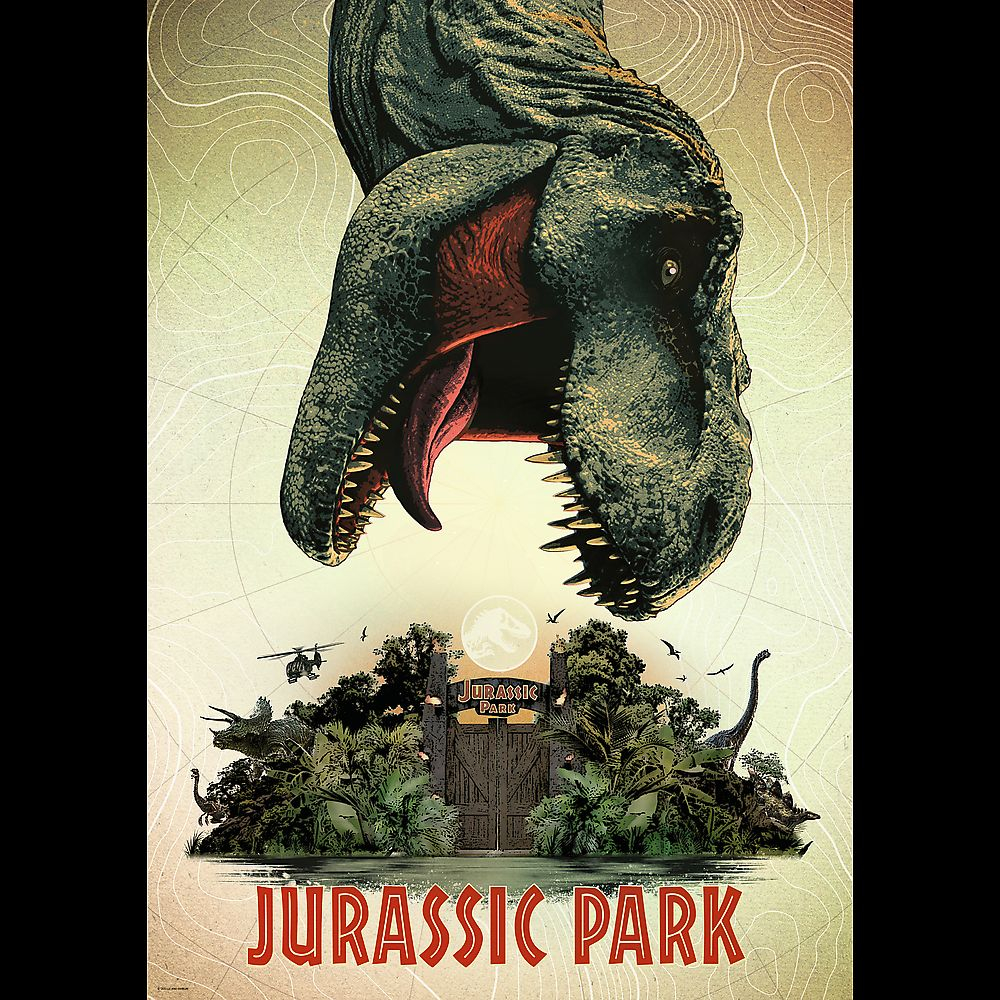 PUZZLE TREFL 1000 PREMIUM PLUS JURASSIC PARK [2]