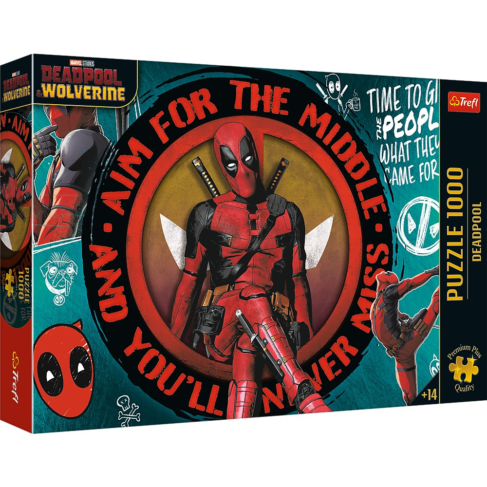 PUZZLE TREFL 1000 PREMIUM PLUS MARVEL DEADPOOL SI WOLVERINE [1]
