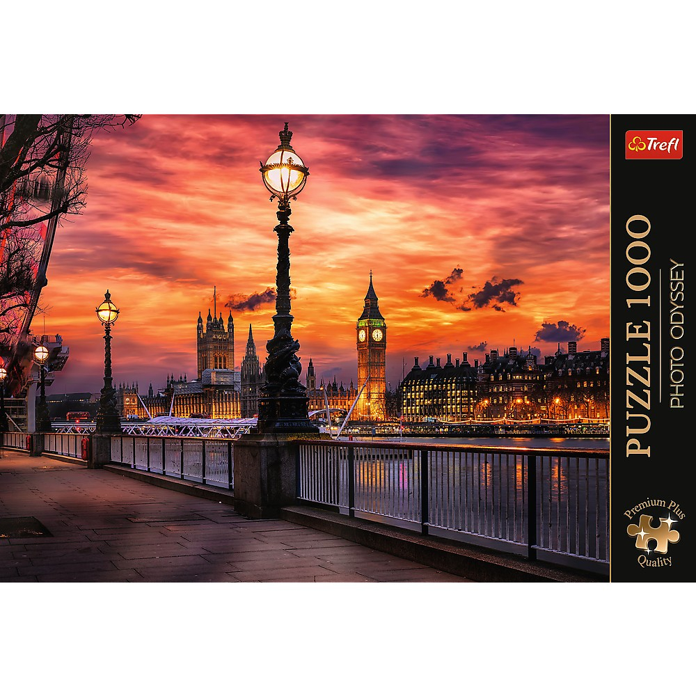 Puzzle Trefl 1000 Premium Plus Photo Odyssey Big Ben Londra [3]