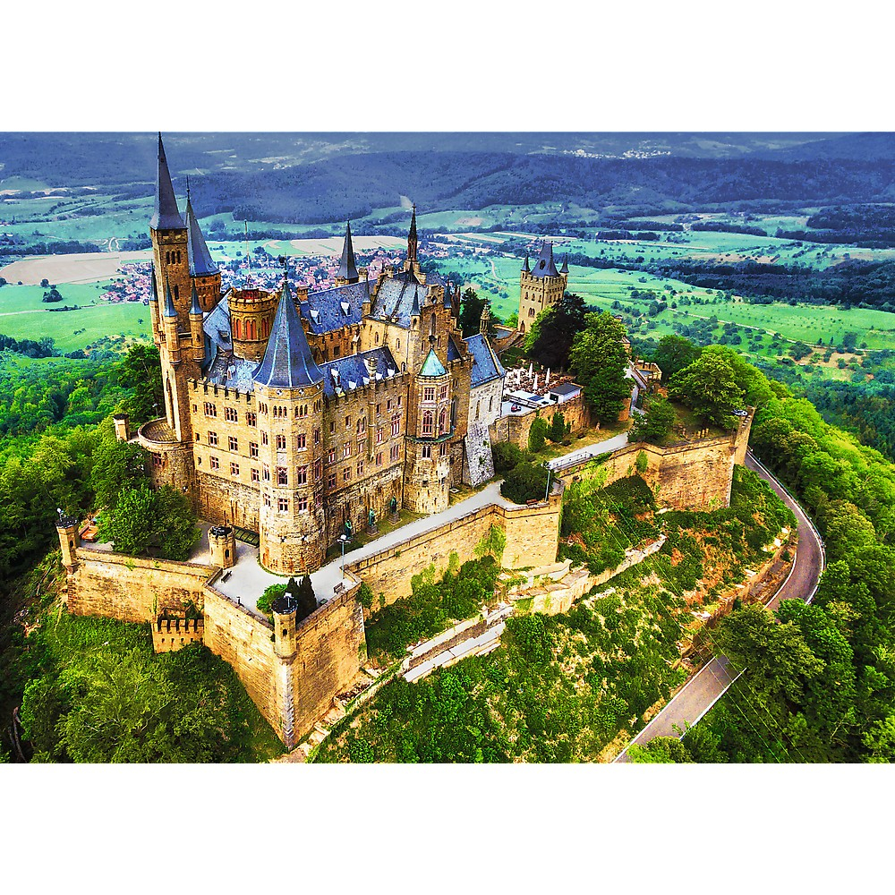PUZZLE TREFL 1000 PREMIUM PLUS PHOTO ODYSSEY CASTELUL HOHENZOLLERN GERMANIA [2]