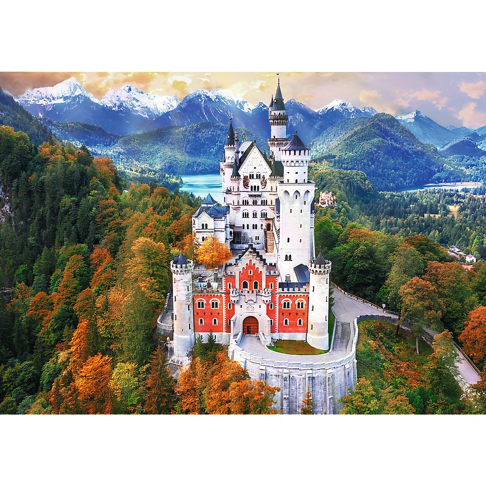 Puzzle Trefl 1000 Premium Plus Photo Odyssey Castelul Neuschwanstein Germania [2]