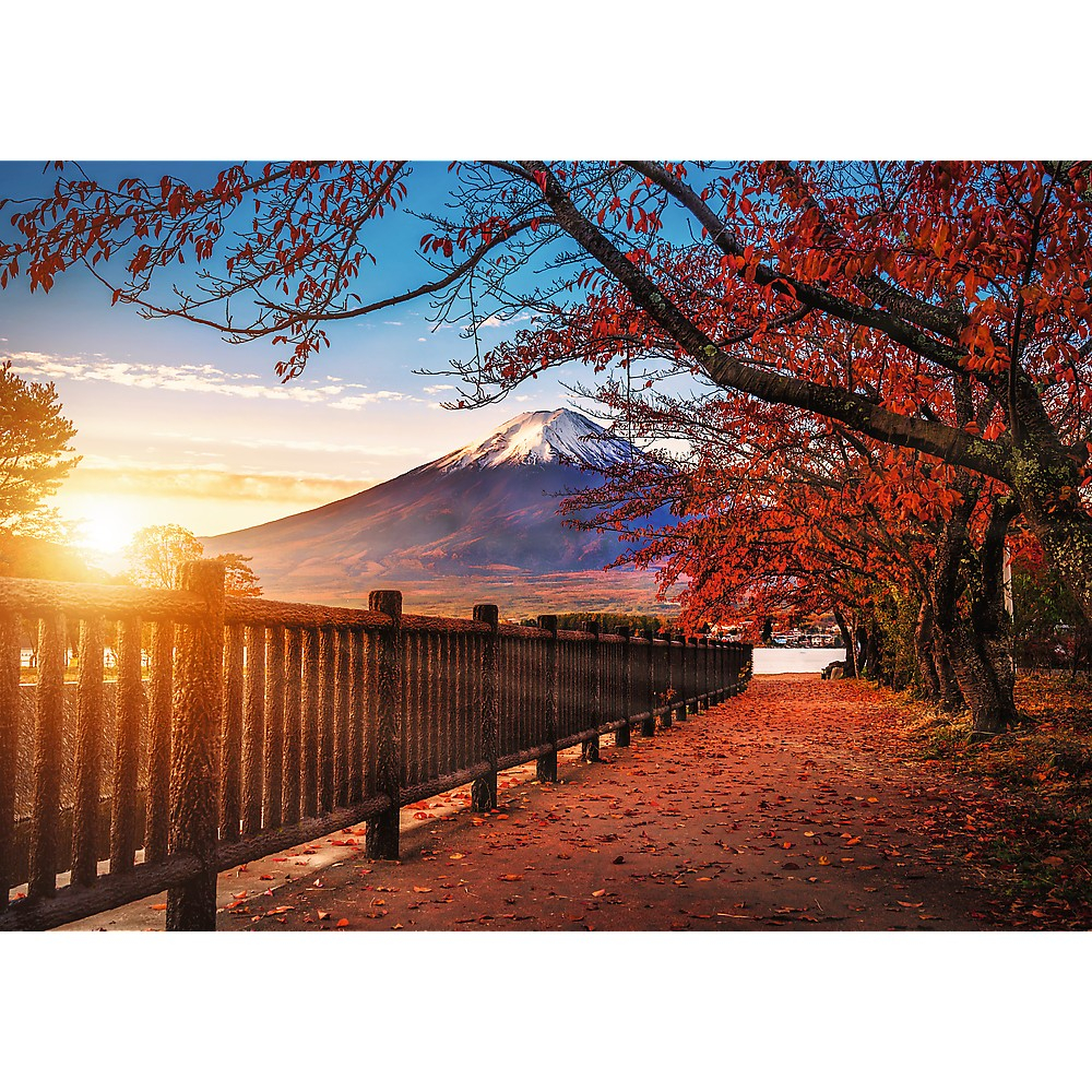 PUZZLE TREFL 1000 PREMIUM PLUS PHOTO ODYSSEY MUNTELE FUJI JAPONIA [2]