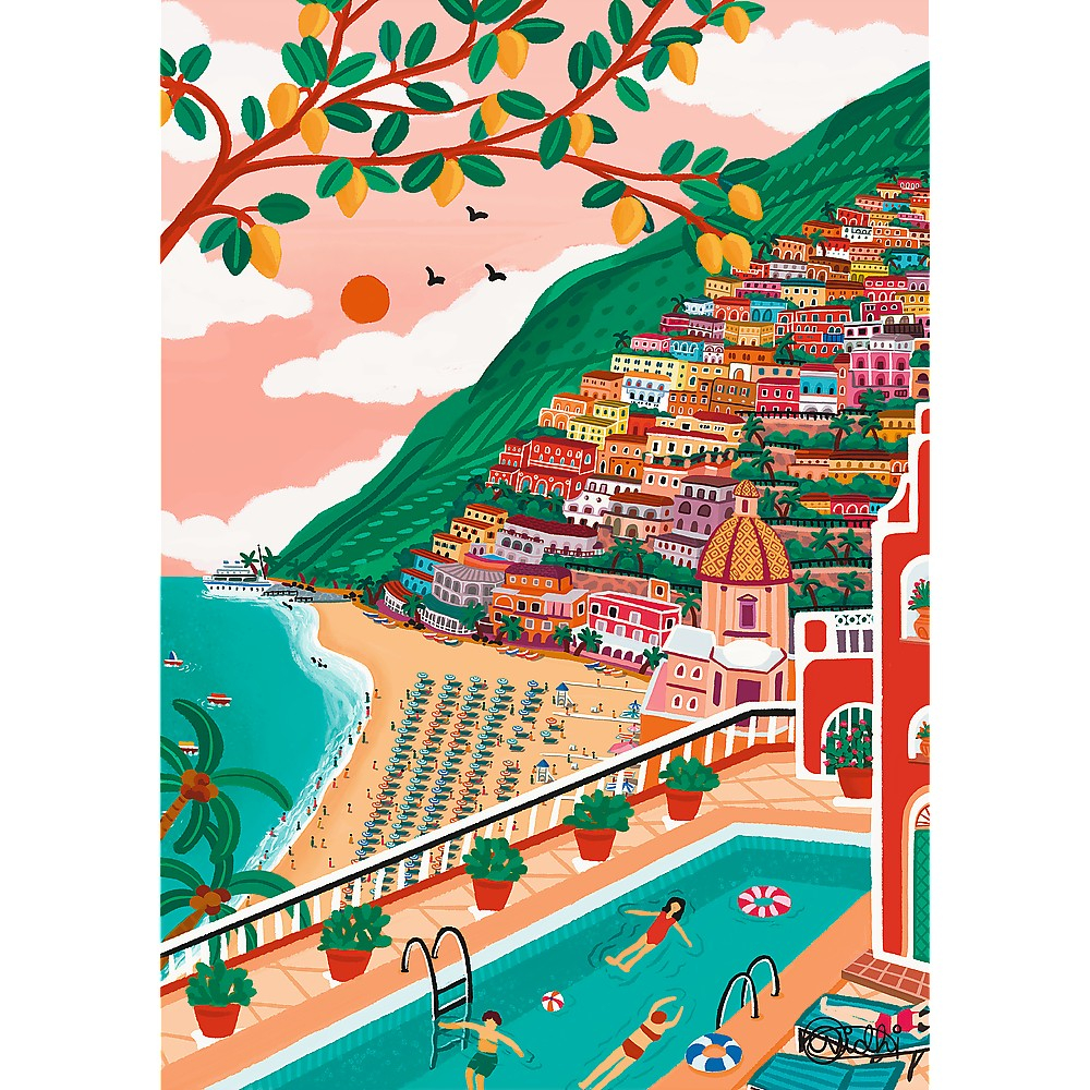 PUZZLE TREFL 1000 PREMIUM PLUS POSITANO ITALIA [2]