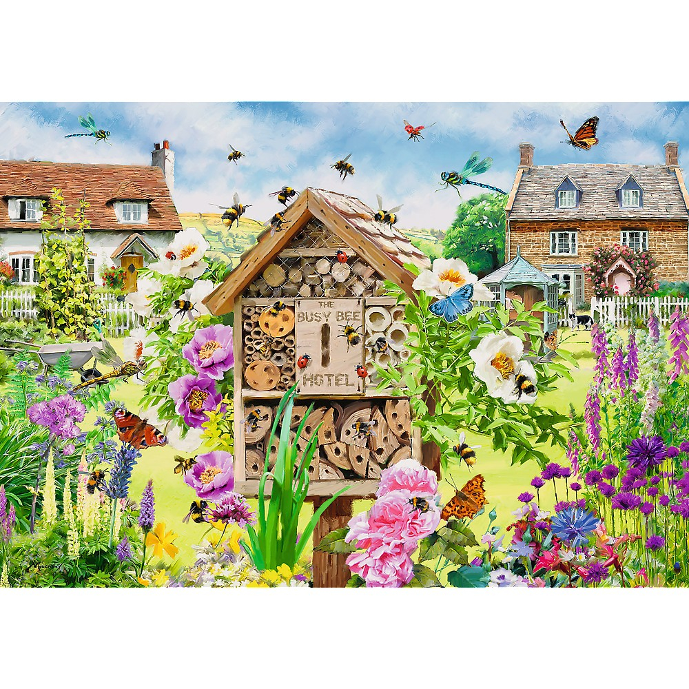 PUZZLE TREFL 1000 PREMIUM PLUS TEA TIME CASA PENTRU ALBINE [2]
