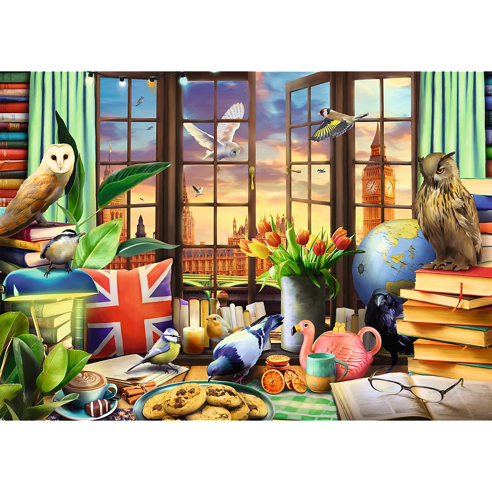 PUZZLE TREFL 1000 PREMIUM PLUS TEA TIME TOATE LUCRURILE BRITANICE [2]